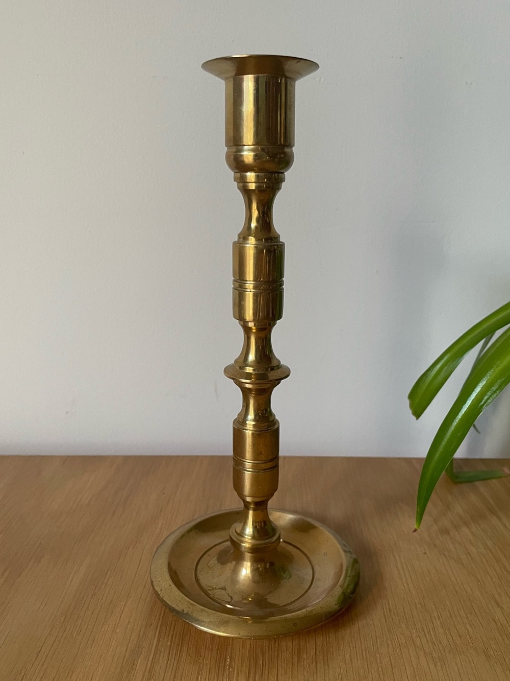 Heavy Brass Taper Candle Stick Holder India